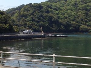 徳島県堂の浦釣り ウチノ海 サヨリ釣り 筏釣り 船着き場